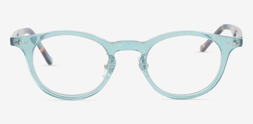 Hugo Blue Round Glasses