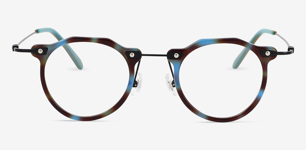 Hugh Gafas Redondas Azules