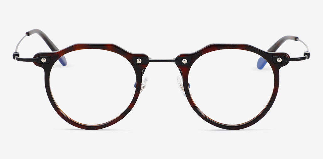 Hugh Tortoise Round Glasses