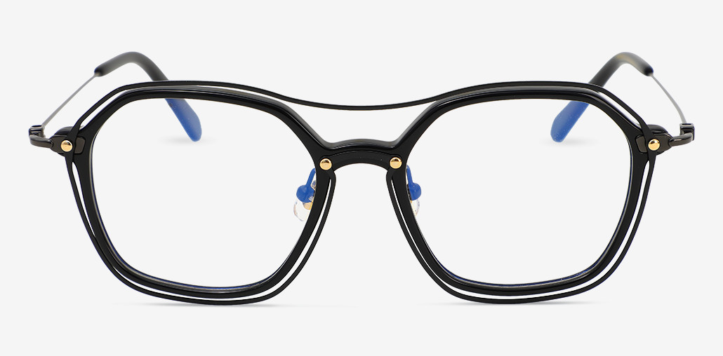 Hadley Occhiali Aviator Neri