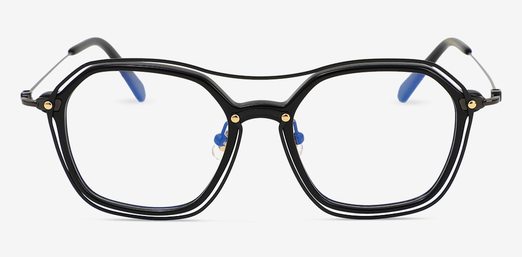 Hadley Occhiali Aviator Neri