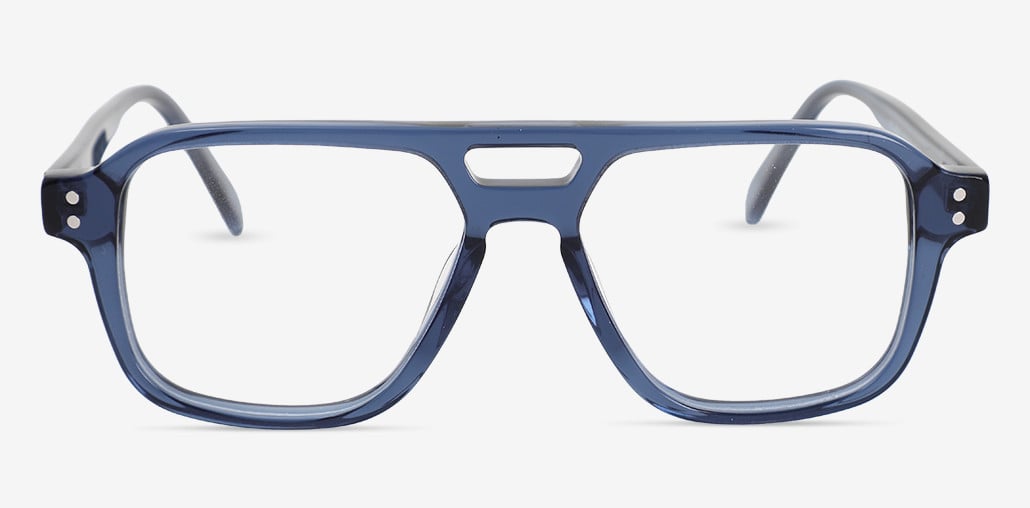Plains Blue Aviator Glasses
