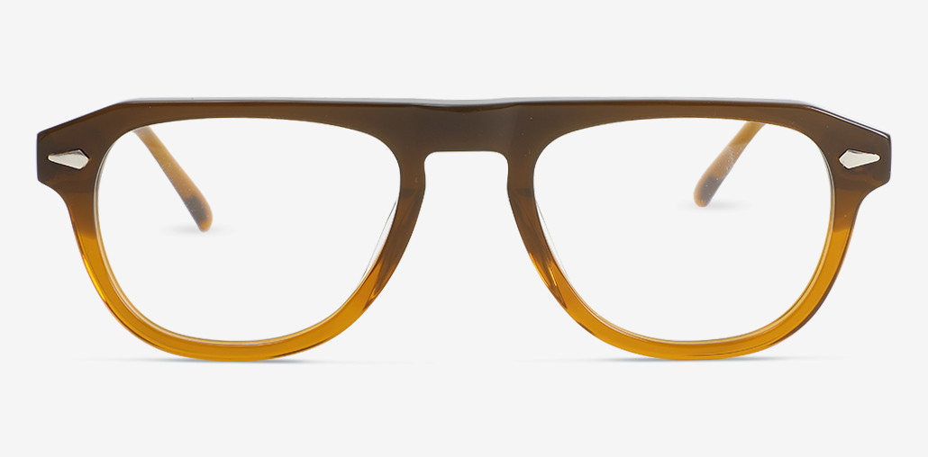 Kelsey Brown Aviator Glasses