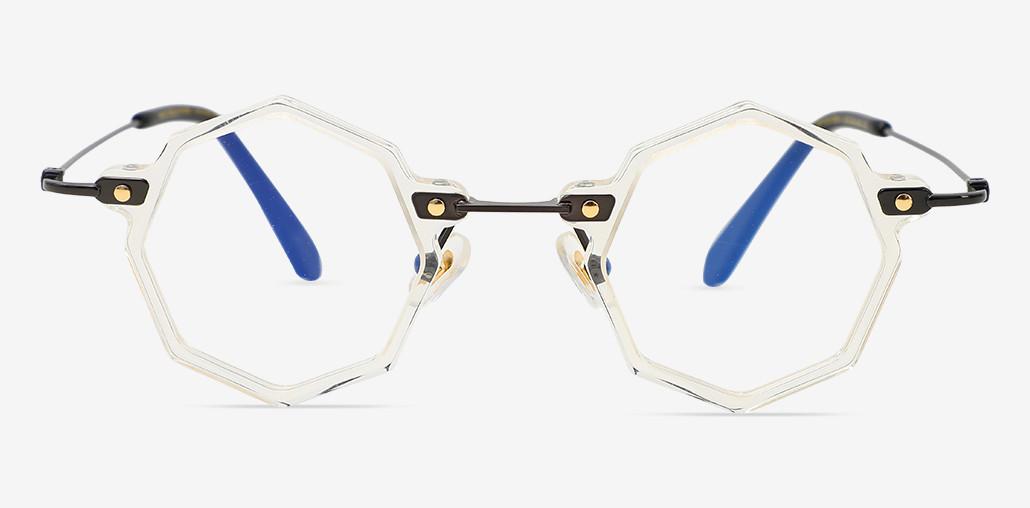 Forrest Gafas Geométricas Transparentes