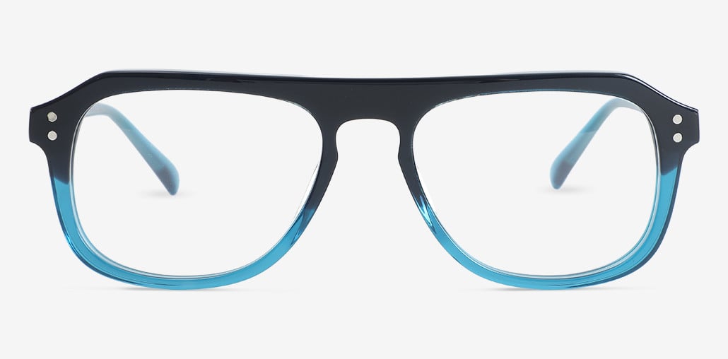 Laura Blue Aviator Glasses