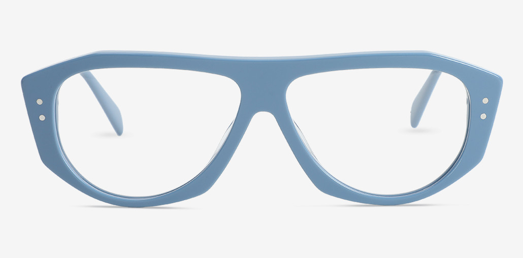 Duncan Blue Aviator Glasses