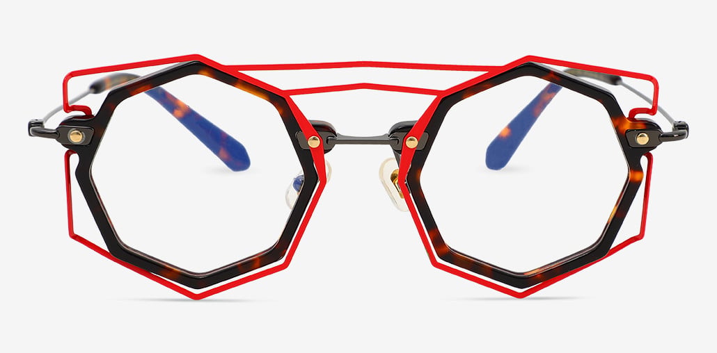 Nicolette Tortoise Aviator Glasses
