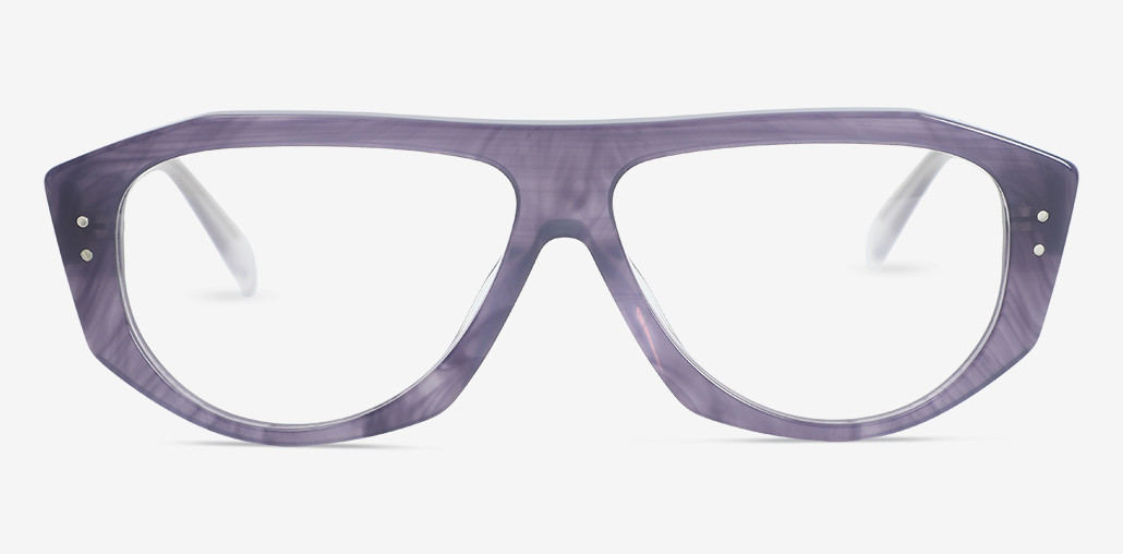 Duncan Purple Aviator Glasses