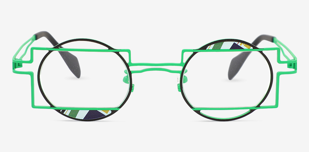 Harland Grüne Runde Brille