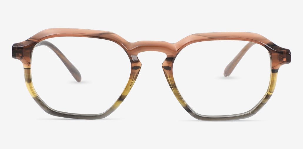Orlantha Gafas Cuadradas Marrones