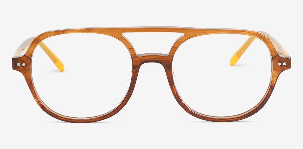 Earthy Gafas Aviador Marrones