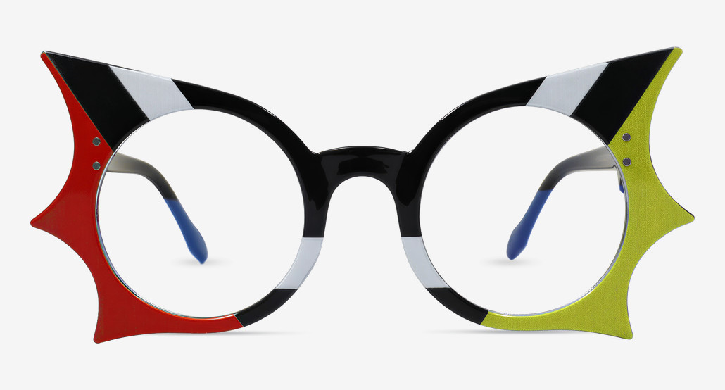 Tess Occhiali Geometrici Multicolori