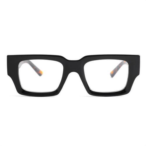Baron Schwarze Quadratische Brille