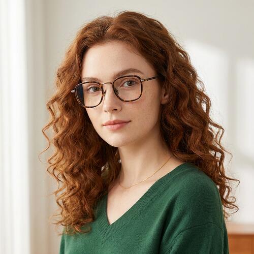 Maxwell Havanna Quadratische Brille
