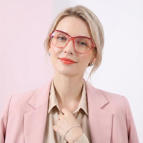 Eddie Red Cat Eye Glasses
