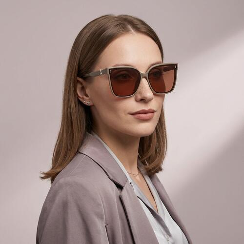 Bowen Brown Square Sunglasses