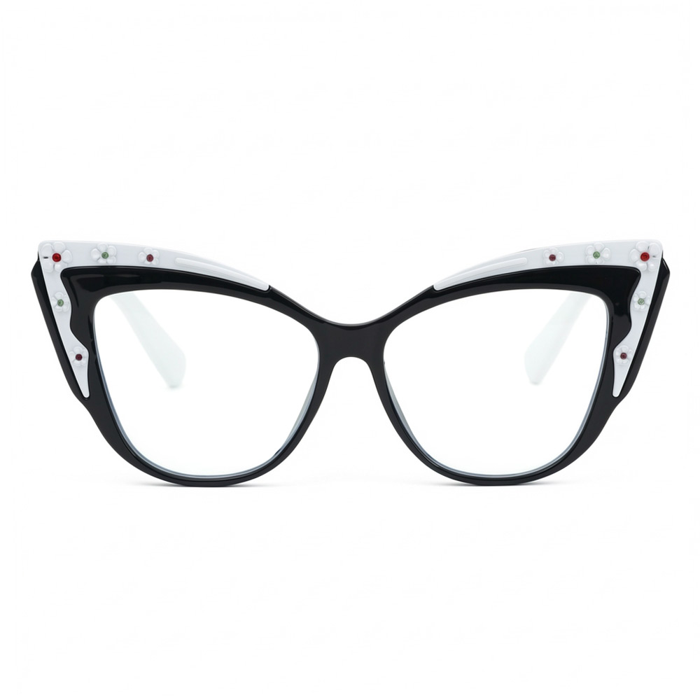 Idelle Black Cat Eye Glasses