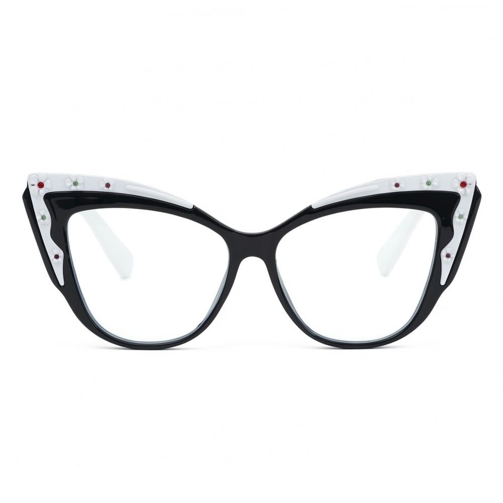 Idelle Black Cat Eye Glasses