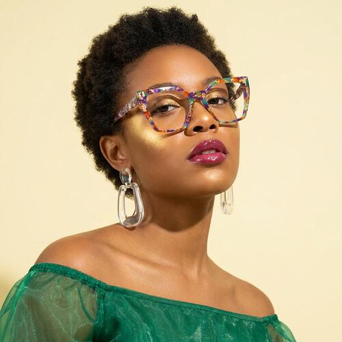 Melvina Multicolor Square Glasses