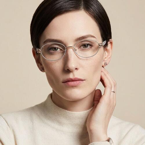 Scripps Gray Oval Glasses