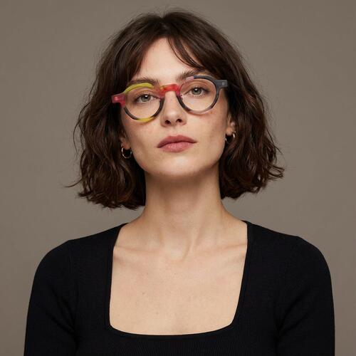 Juliet Lunettes Rondes Noires