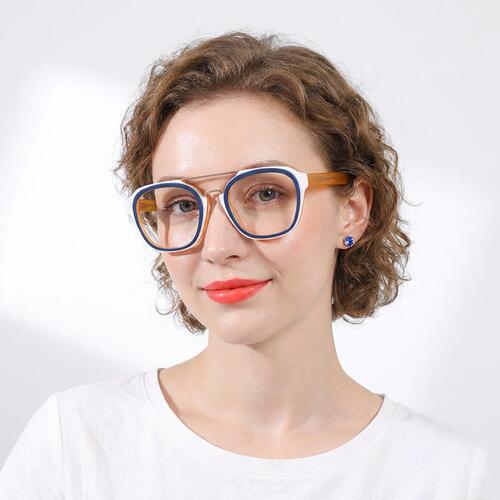 Remix Lunettes Aviateur Bleues