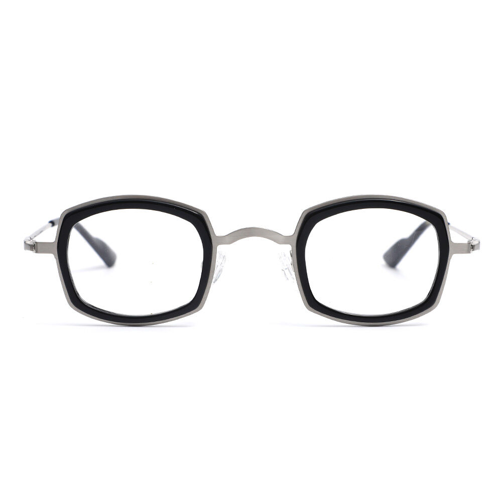 Kititie Schwarze Geometrische Brille