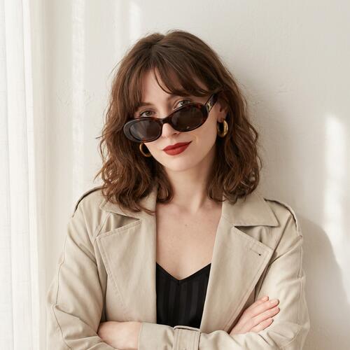 Jones Gafas de sol Ovaladas Carey