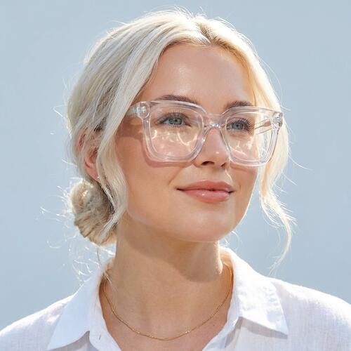 Gilla Clear Square Glasses