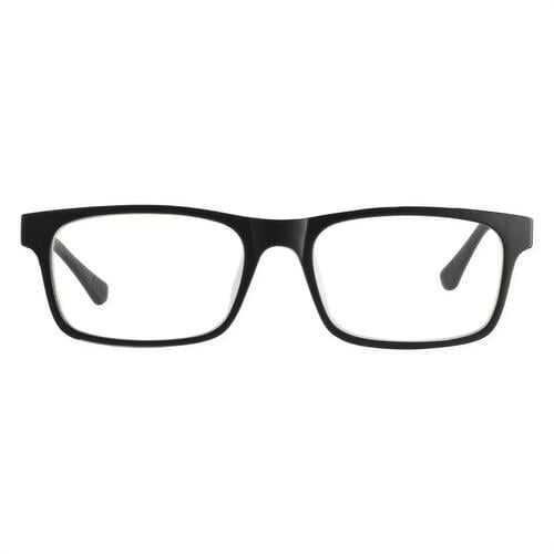 Troy Black Rectangle Glasses