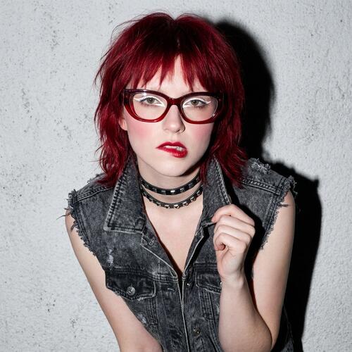 Edwina Red Cat Eye Glasses