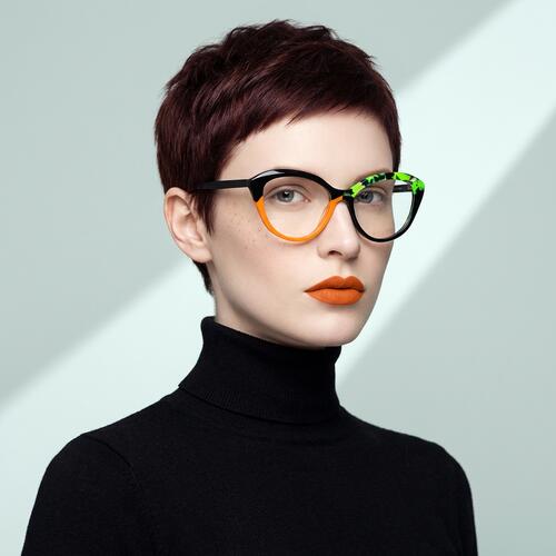 Burnell Multicolor Cat Eye Glasses