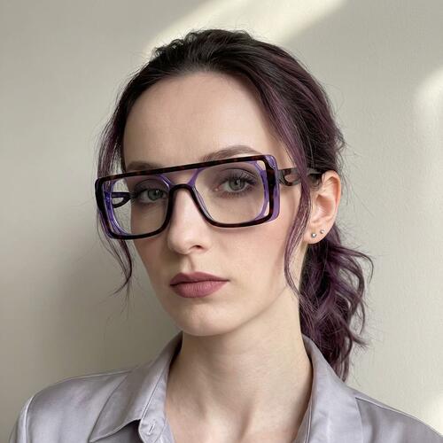 Richardso Gafas Aviador Moradas