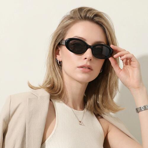 Brooks Gafas de sol Cat Eye Negras