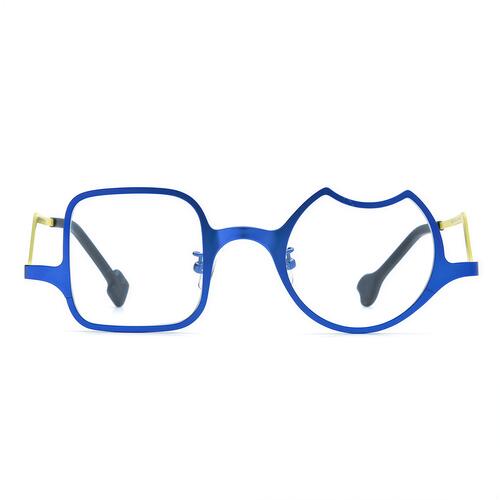 Randy Blaue Quadratische Brille