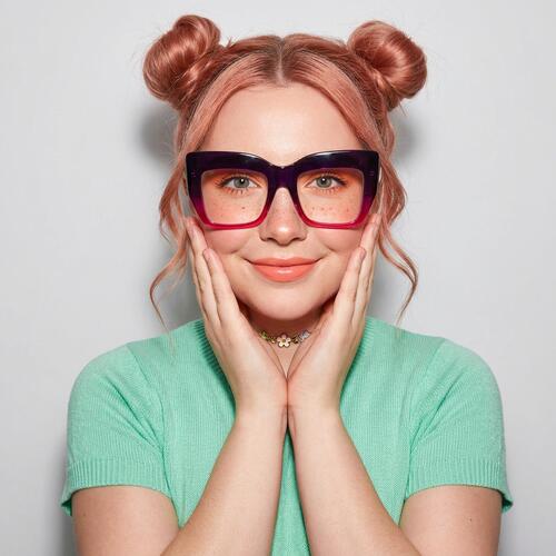 Hamilt Gafas Cat Eye Moradas