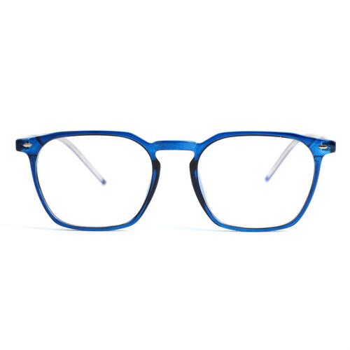 Samantha Blaue Quadratische Brille