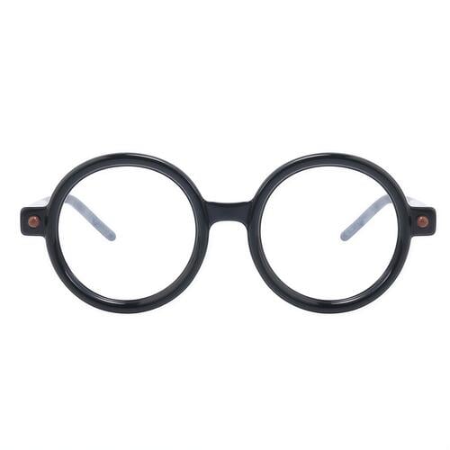 Chava Schwarze Runde Brille