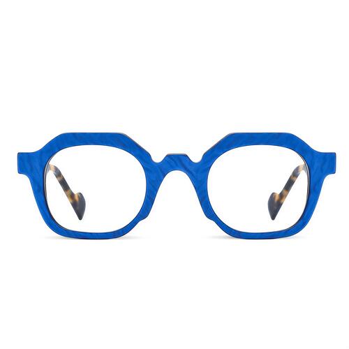 Zebulon Blue Square Glasses