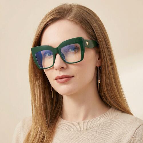 Beaufort Green Cat Eye Glasses