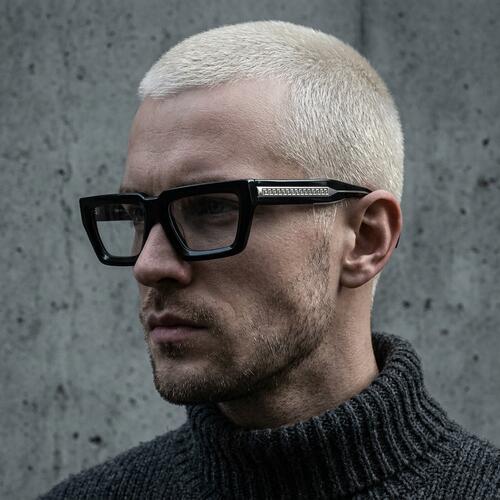 Evea Schwarze Rechteckige Brille