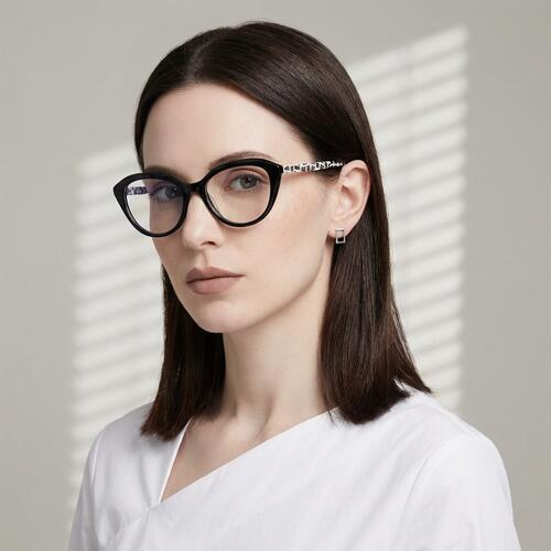 Burnell Black Cat Eye Glasses