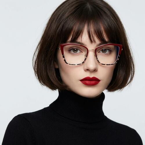Babbitt Red Cat Eye Glasses