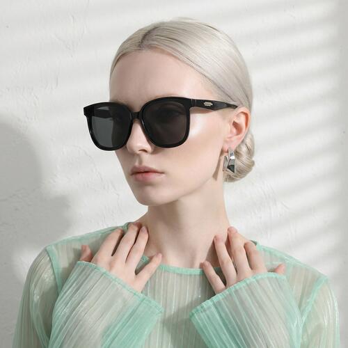 William Gafas de sol Cuadradas Negras