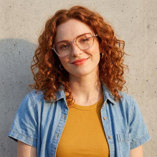 Bettina Brown Cat Eye Glasses