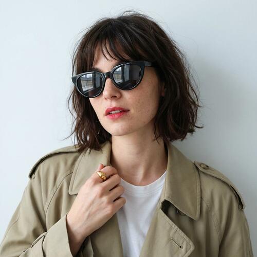 Harper Black Cat Eye Sunglasses