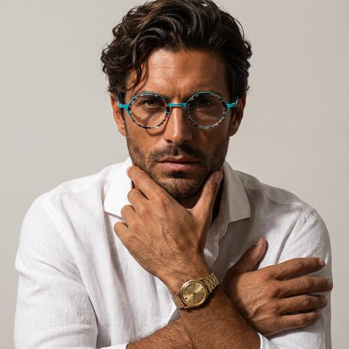 Occam Gafas Redondas Azules