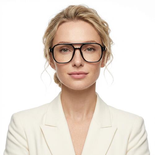 Gordon Black Aviator Glasses