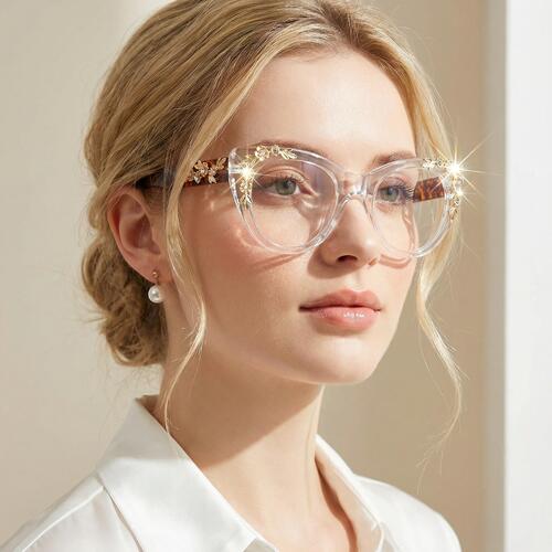 Earu Clear Cat Eye Glasses