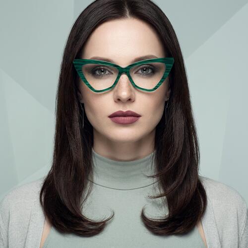 Stuart Green Cat Eye Glasses